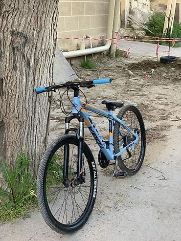 Toba dağ velosipedi - Rəng: açıq mavi, narıncı və qara aksentlər - — 3