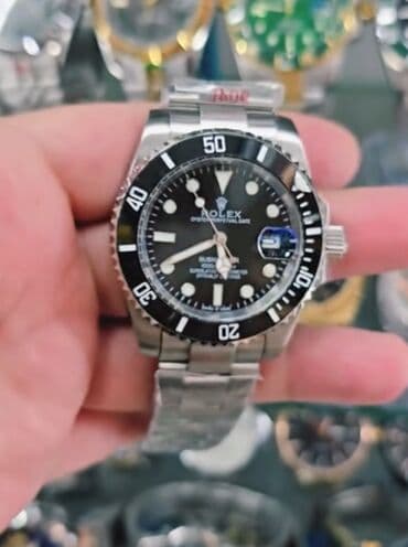 omega qol saatı: Yeni, Qol saatı, Rolex, rəng - Qara — 3