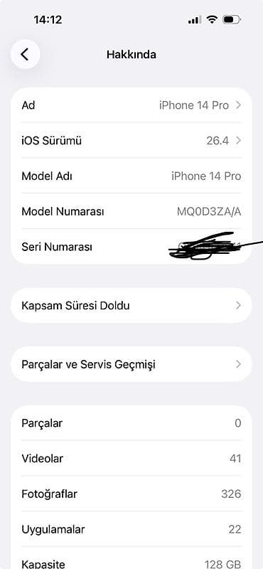 alfa awus036nha: IPhone 14 Pro, 128 GB, Deep Purple — 1