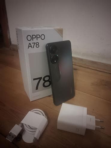 iphine 8: Oppo A78, 256 GB, rəng - Qara, Barmaq izi — 2