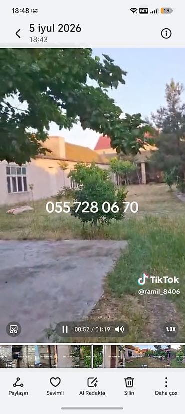 2 otaqlı ev: Ferma və həyət evi 16sot torpaq 2otaqlı ev — 4
