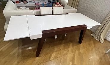 masa: Qonaq masası, İşlənmiş, Açılan, Dördbucaq masa — 2