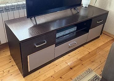 Все для дома и сада: Б/у, Прямой ТВ стенд, С полками, Ламинат — 1