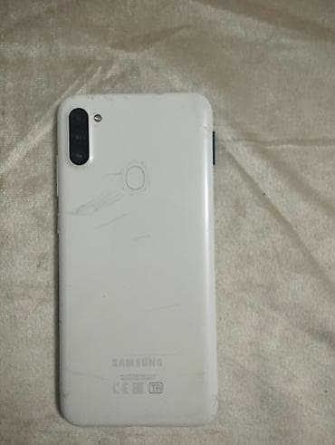 iphone 15 satış: Samsung Galaxy A11, 32 GB, rəng - Ağ, Sensor, İki sim kartlı, Face ID — 3