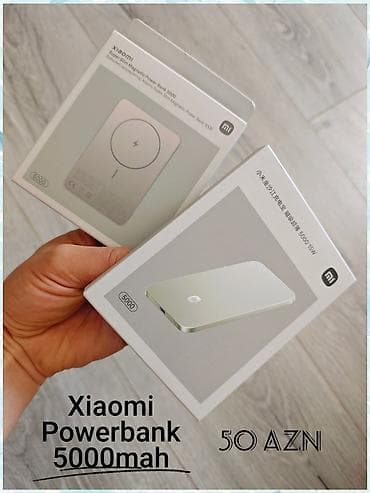 xiaomi mipad: Xiaomi Super Slim Magnetic Power Bank 5000 mAh - Tutum: 5000 mAh - — 1