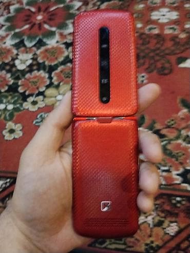 Elektronika: TEXET qapaqlı mobil telefon – qırmızı rəng - Korpus: sürüşməyən — 5