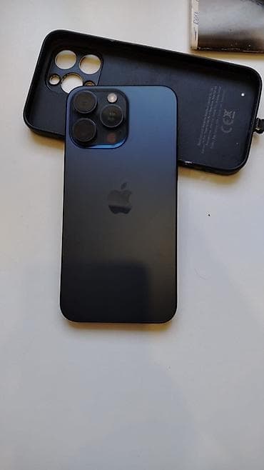 iphone x pro: IPhone 15 Pro Max, 512 GB, Göy, Face ID — 3