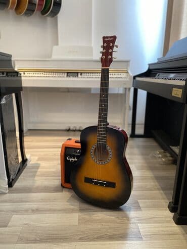 ucuz gitara satisi: Wolfskin akustik gitara — 1