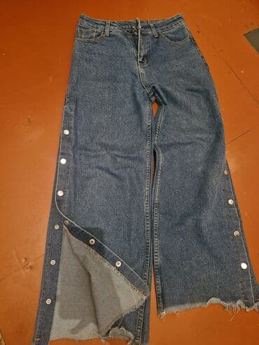 джинсы новые мужские: Джинсы, M, цвет - Голубой — 1