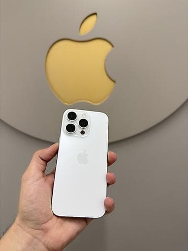 IPhone 16 Pro, 128 GB, White Titanium, Zəmanət, Simsiz şarj, Face ID