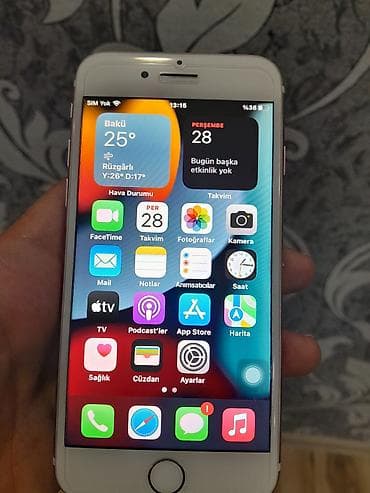 iphone pro max: IPhone 7, 32 GB, Rose Gold, Barmaq izi — 2