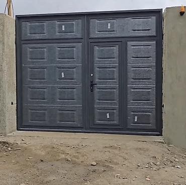 qara sam: Yeni Dəmir Həyət darvazası, 1 m, Mexaniki, Qapı ilə, rəng - Qəhvəyi, Kredit yoxdur, Ödənişli quraşdırma, Ödənişli çatdırılma, Rayonlara çatdırılma — 3