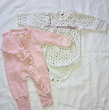 Детский мир: Комплект, Для девочек, 0 - 3 мес. — 4