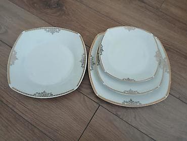 Nahar dəsti, rəng - Ağ, Farfor