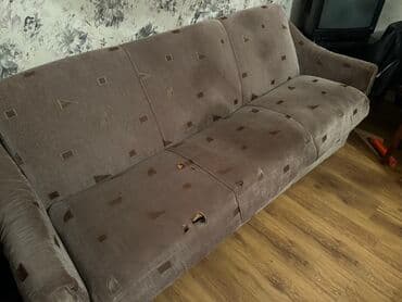 диван и два кресла: Диван, Нераскладной, Без подьемного механизма, Ткань, Нет доставки — 2