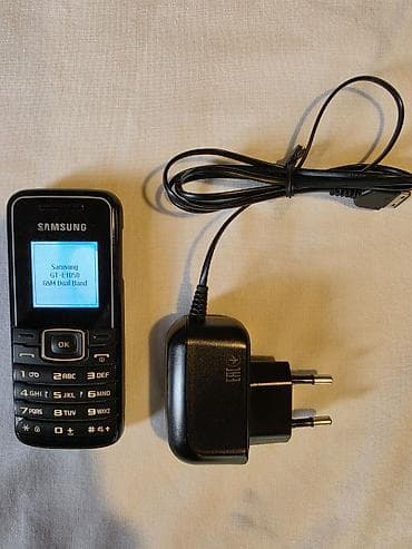 samsung notbuk: Samsung GT-E1070, rəng - Qara, Düyməli — 3