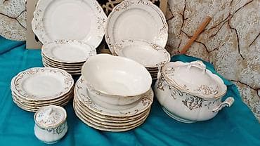 versace servis: Nahar dəsti, rəng - Ağ, Farfor, 6 nəfərlik — 2