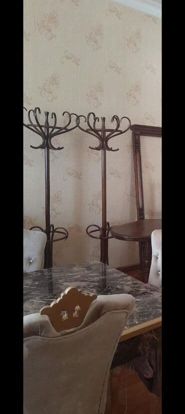 вешалки для одежды напольные оригинальные: Məhsul: taxta asılqan (stoyka tipli, şaquli). Qedimi Xüsusiyyətlər: - — 1