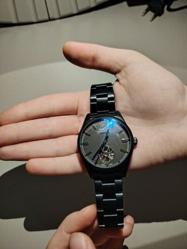 zumrud qaşlı uzuklər: İşlənmiş, Qol saatı, Rolex, rəng - Qara — 2