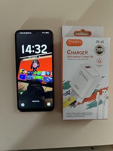 Samsung Galaxy A04e, 32 GB, Sensor, Barmaq izi, Face ID