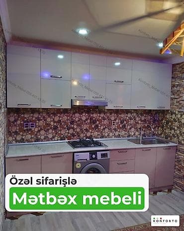 Özəl sifarişlə hazırlanmış mətbəx mebeli - Üst şkaflar: çoxsaylı — 1