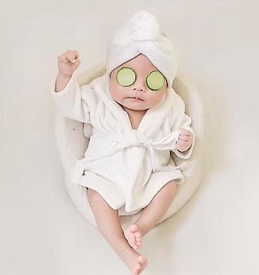 Uşaq üçün Spa Xalat Dəsti - Yumşaq, tüklü materialdan hazırlanmış