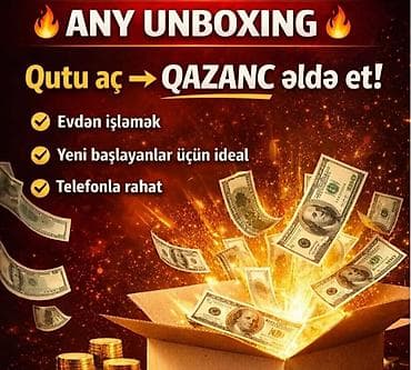 İş axtarıram (rezümelər): EVDE OTURARAQ SADECE QUTU ACARAQ QAZANC ELDE EDIRSIZ MARAQLANMAQ — 1