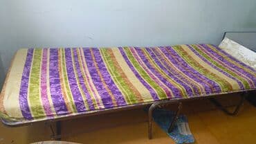 куплю раскладушку бу: Б/у, Раскладушка с матрасом — 1