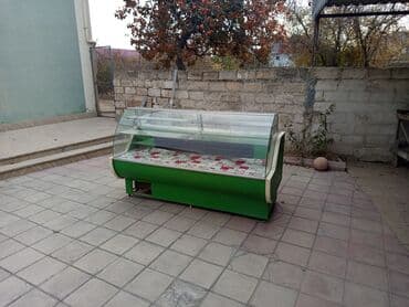 Soyuducu avadanlığı: Soyuducu vitrin – şüşəli, ön tərəfdən məhsul göstərimi üçün geniş — 9