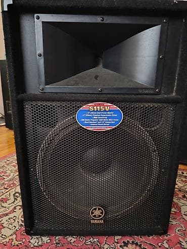 Yamaha S115V passiv səsgücləndirici sistemi və aksesuarlar dəsti