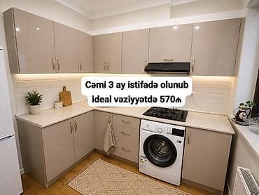 Mətbəx mebeli satılır 570₼. 3 ayın mebelidir. Ölçü 2.50/ 1.50.Üzərində