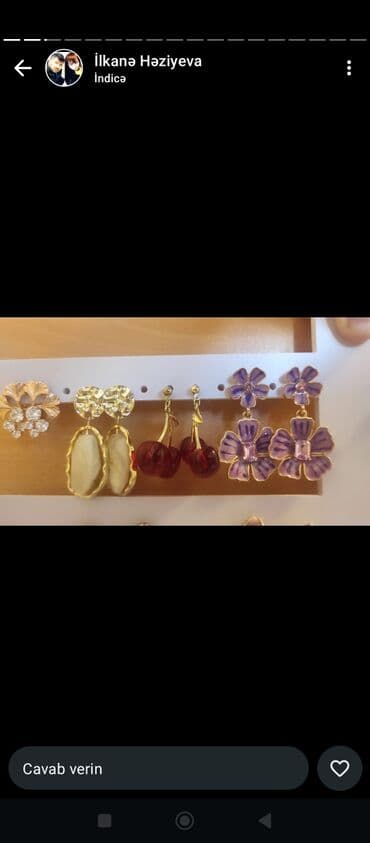 Dini zərgərlik əşyaları: Sırğa — 4