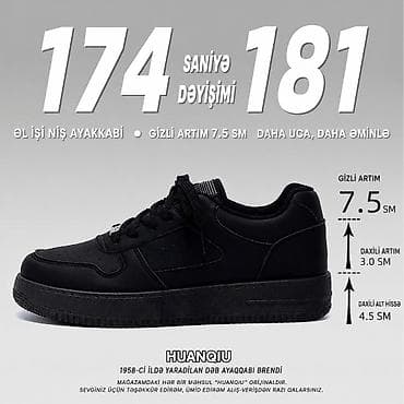 ayaqqabi sport: Boyartıran ayaqqabı. İşlənməmiş gizli artım — 1