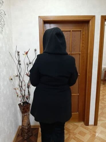 kəsilmiş əl şəkilləri: Palto, XL, rəng - Qara — 1