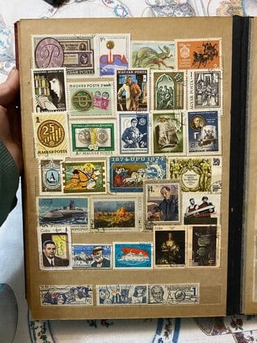 где купить марки для коллекции: Kolleksiyaçılar üçün qədim illərə məxsus markalar. 24 səhifədir. Real — 21