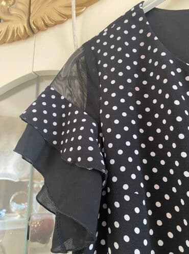 boyuk bədən ziyafət geyimləri: Gündəlik don, Midi, 4XL — 2