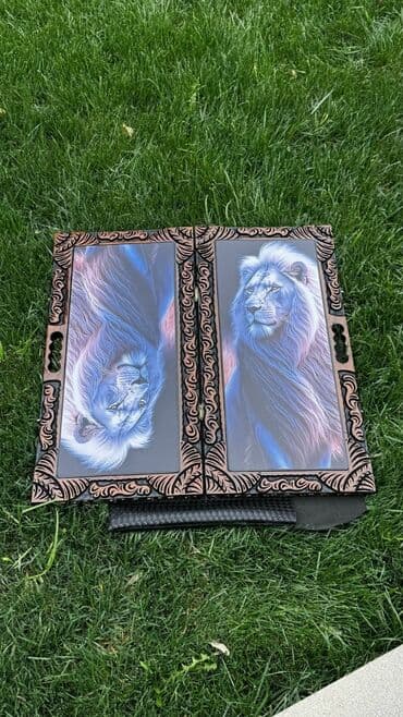 каркасные бассейны в баку: Məhsul: Taxta nərd taxtası (oyma və bəzəkli) - Material: Tam qoz — 9