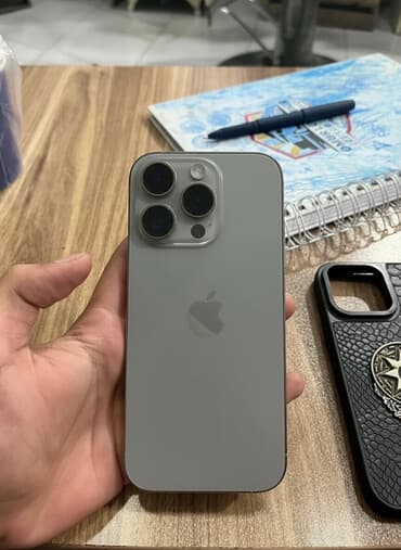 nar nomrələrin satışı: IPhone 16 Pro, 128 GB, Natural Titanium, Face ID — 1