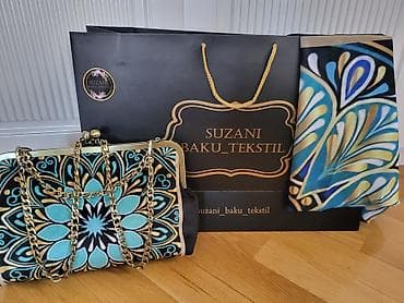 portmane: Suzani Bags qadın çantası. İşlenilmeyib. Paketide var. Şerfi de — 1
