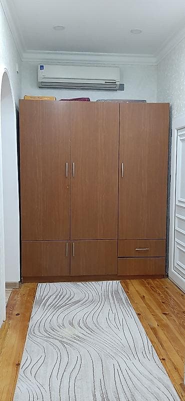 balaca dolab: 4 qapılı, Siyirməli, Qəhvəyi, Taxta, Açılan, Düz dolab — 2