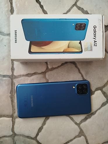 samsung grand prima: Samsung Galaxy A12, 64 GB, rəng - Mavi, İki sim kartlı — 3