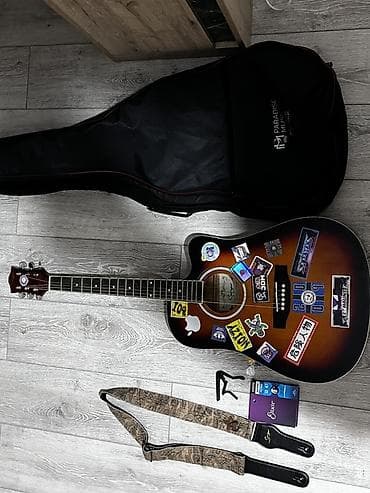 Akuistik gitar dəsti - Korpus: dreadnought - Rəng: sunburst