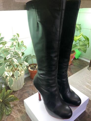 çəkmə: Çəkmə, Ölçü: 38, rəng - Qara, İşlənmiş — 4