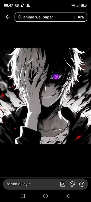 Rəqəmsal dizayn paketi – mobil üçün anime divar kağızı və profil şəkli