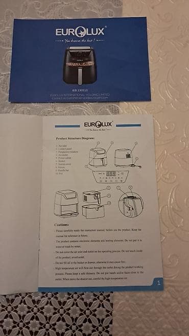 Fritoz Eurolux, Yağsız l, Yeni — 8