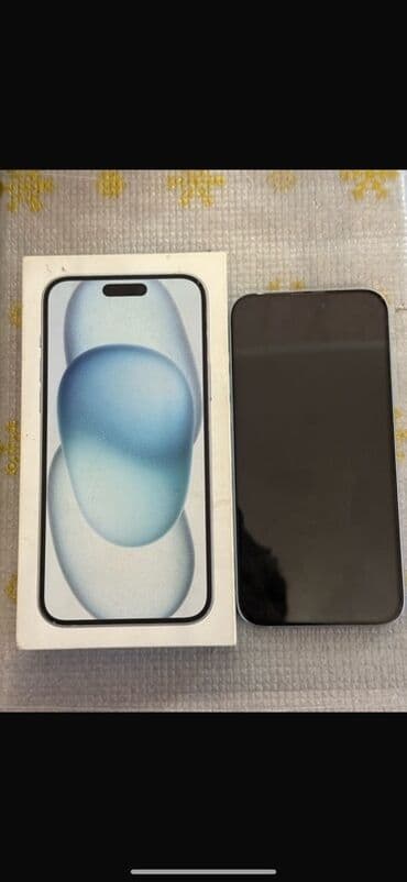 iphone 17 qiymeti: IPhone 15 Plus, Ağ, Face ID — 2