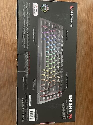 oyuncu komputer: Rampage Enigma 75 mexaniki oyun klaviaturası - 75% kompakt dizayn, 83 — 3