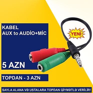 ipad mini 2: AUX Kabellər SAYLA ALANA VƏ USTALARA TOPDAN QİYMƏTLƏ VERİLİR! ⭐Keçid — 6
