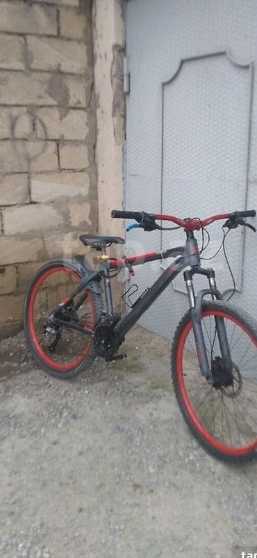 Dağ velosipedi – 26” təkərlər, disk əyləcləri, ön amortizator, (full — 1