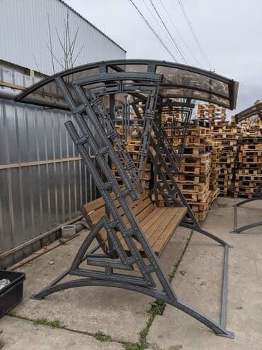 sallanan kreslo: Yeni, Divan-yelləncək, Zontikli, Metal — 9